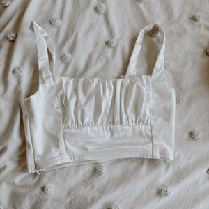 white Adika top size small!